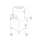 Peladora de Papas 15Kg - Maigas 4