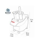 Procesador de Vegetales 5 Discos - Maigas 9