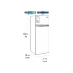 Refrigerador Domestico 1 Puerta 205 Lts Descongelamiento Manual Gris - Maigas 7