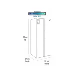 Refrigerador Domestico 2 Puertas 442 Lts No Frost Gris - Maigas 6