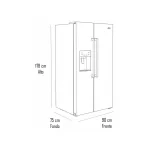 Refrigerador Domestico 2 Puertas 504 Lts No Frost Gris - Maigas 5