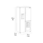 Refrigerador Domestico 2 Puertas 514 Lts No Frost Negro - Maigas 6