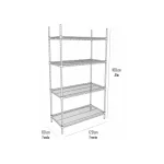 Repisa Microcromada 4 Niveles 120x60x160cm - Maigas 4