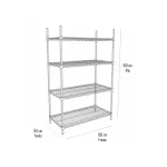 Repisa Microcromada 4 Niveles 150x60x160cm - Maigas 4 (1)