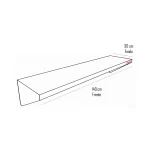 Repisa Mural 140x30x20cm - Maigas 3