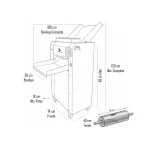 Sobadora de Pedestal 50 cm 3,2Hp - Maigas 3
