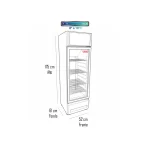 Visicooler 224 Lts Frio Estatico Negro - Maigas 5