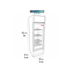 Visicooler 292 Lts Frio Estatico Blanco - Maigas 6