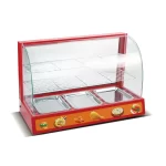 Vitrina de Calor 3 Bandejas Roja - Bozzo 4