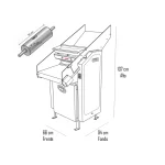 Sobadora De Masas Pedestal 50 cm 2Hp - Maigas 4