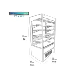 Vitrina Mural 1.3 metros - Bozzo 3